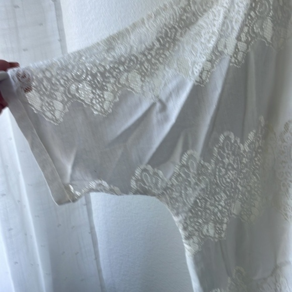 NWT artesian crafted by democracy top ivory lace size large - Picture 4 of 12
